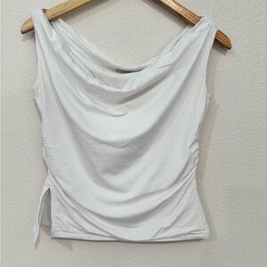 Abercrombie & Fitch off the shoulder white top size M